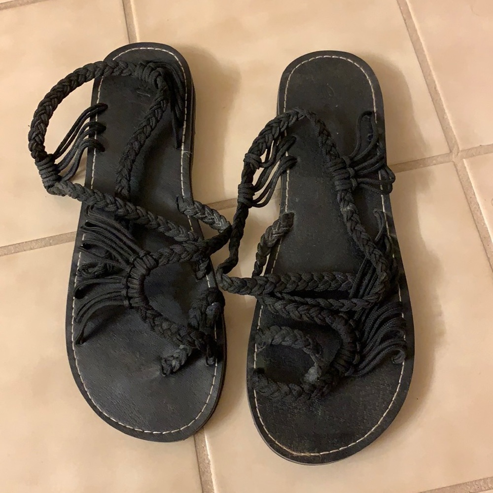 Black sandals